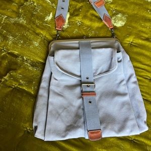 Miu Miu grey canvas bag